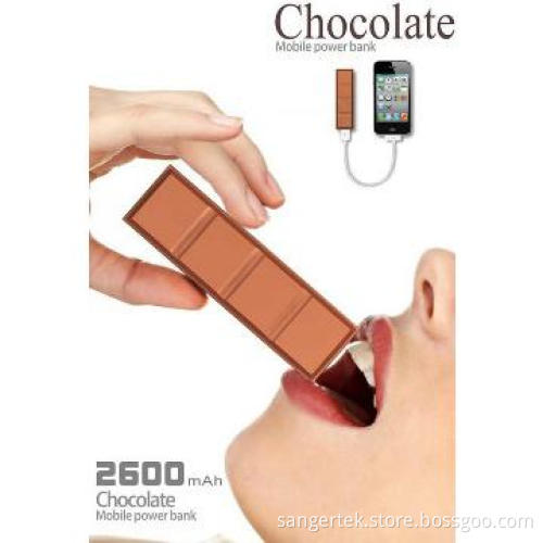 hot sale Chocolate design power bank for 2013 Christmas gift